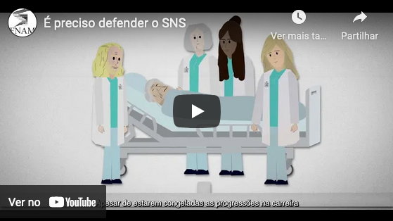 Frame do vídeo «É preciso defender o SNS»