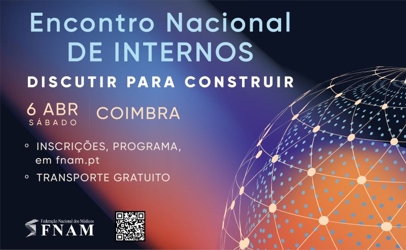 Encontro Nacional de Internos, dia 6 de abril, em Coimbra