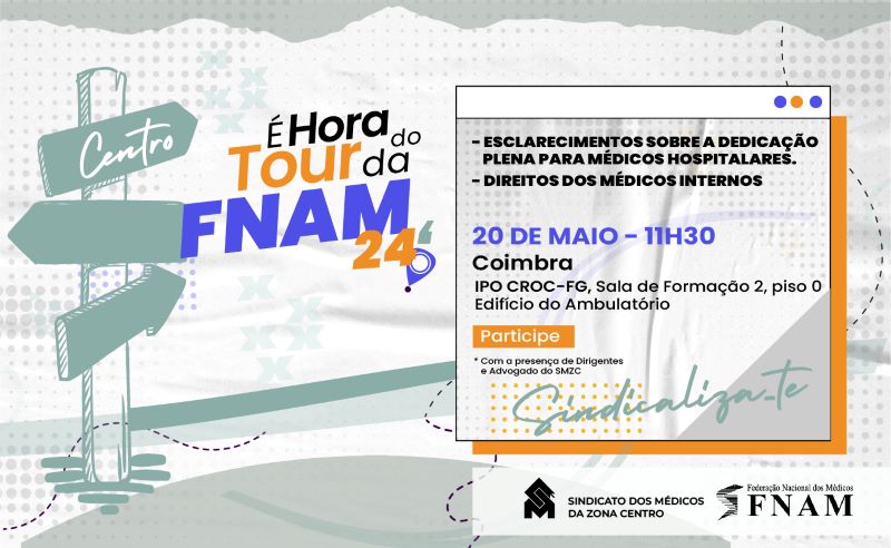 Tour da FNAM no IPO de Coimbra